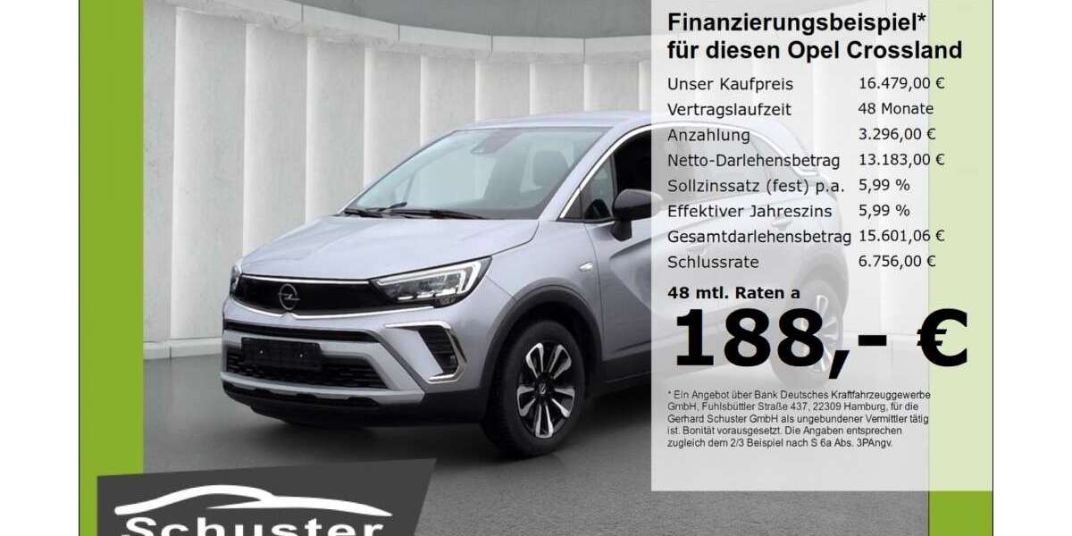 Opel Crossland 11.924 km 16.479 &euro; Ruhstorf 94099