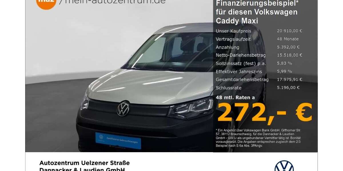 VW Caddy 34.772 km 20.910 &euro; Lüneburg 21335