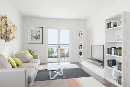 Wohnung Linkenheim-Hochstetten Hochstetten - 3 Zimmer, 72 m&sup2;, 269.000&euro; | Angebot:23396199