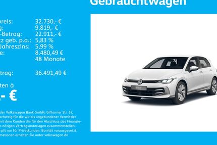 VW Golf 9.417 km 32.730 &euro; Stuttgart-Wangen 70188
