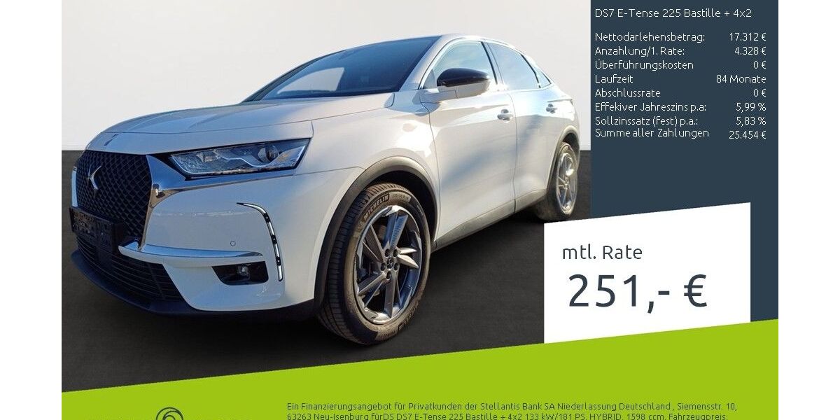 DS Automobiles DS7 (Crossback) 27.663 km 21.640 &euro; Borken 46325
