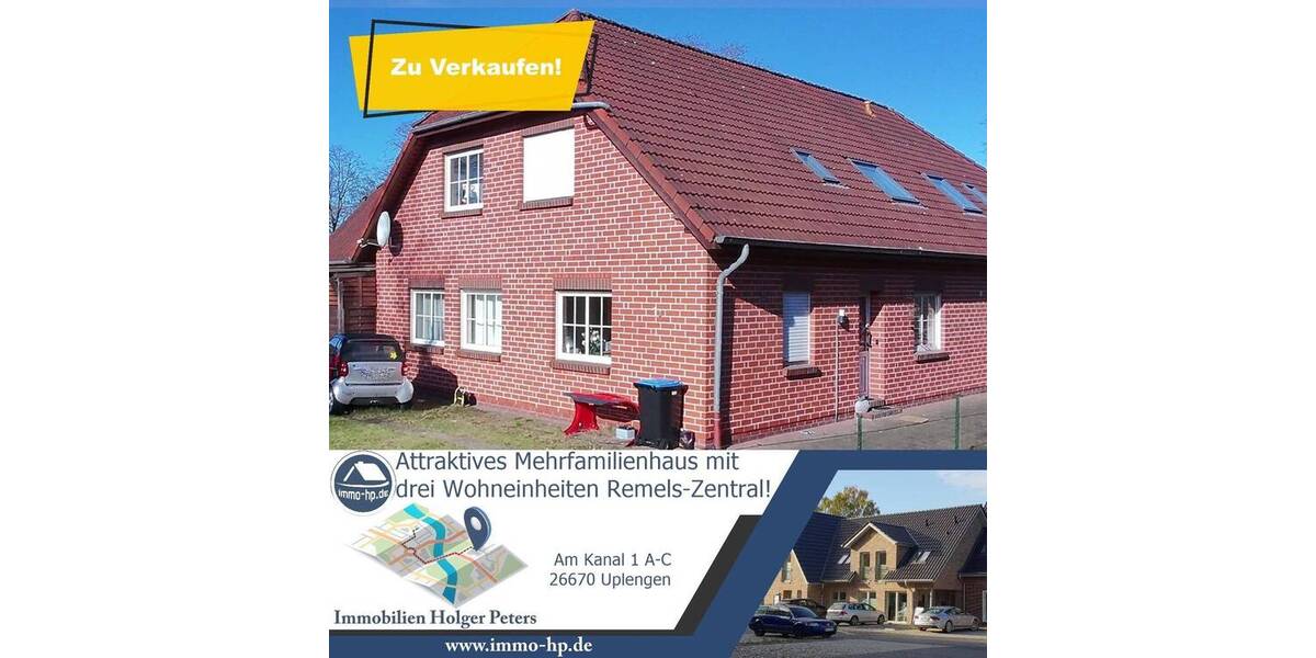 Mehrfamilienhaus, Wohnhaus Uplengen Remels - 1 Zimmer, 344 m&sup2;, 488.000&euro; | Angebot:25986281