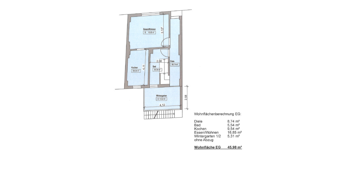 Reihenmittelhaus Rüdesheim am Rhein - 4 Zimmer, 103 m&sup2;, 298.000&euro; | Angebot:25705521