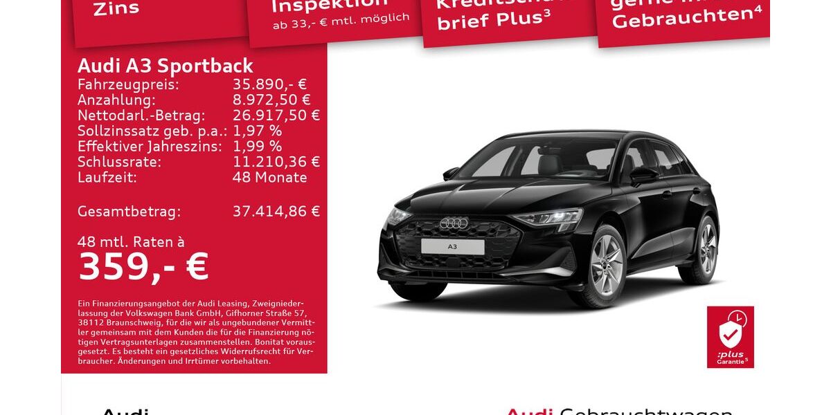 Audi A3 6.428 km 35.890 &euro; Dresden 01169