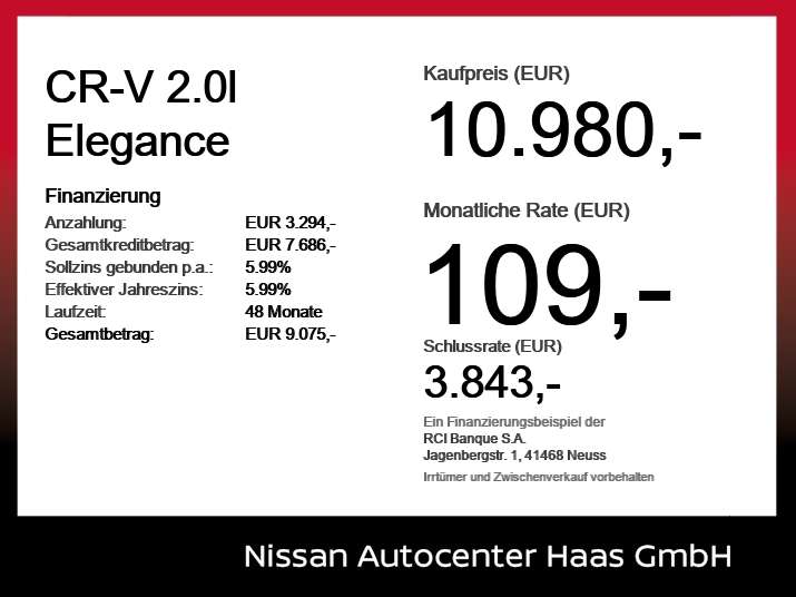 Honda CR-V 84.778 km 10.980 &euro; Augsburg 86165