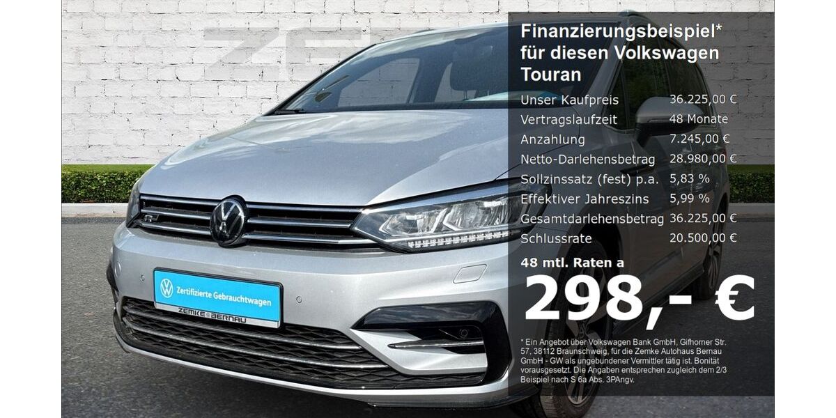 VW Touran 23.812 km 36.225 &euro; Bernau 16321