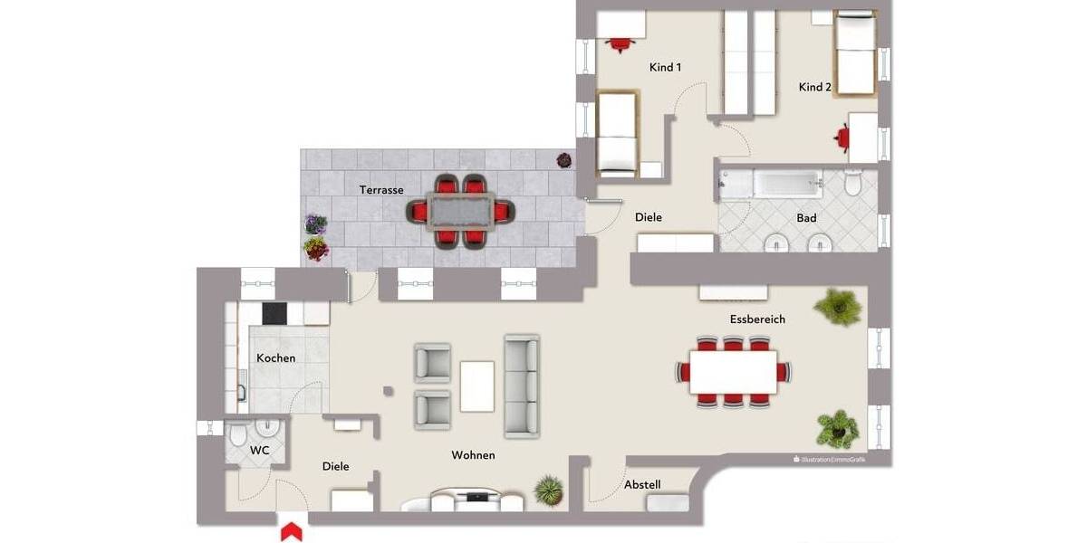 Etagenwohnung Windsbach - 3 Zimmer, 130 m&sup2;, 270.000&euro; | Angebot:26290611