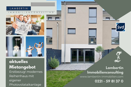 Ideales Familiendomizil - modernes Reihenhaus mit Garten und eigener Photovoltaikanlage zur Miete