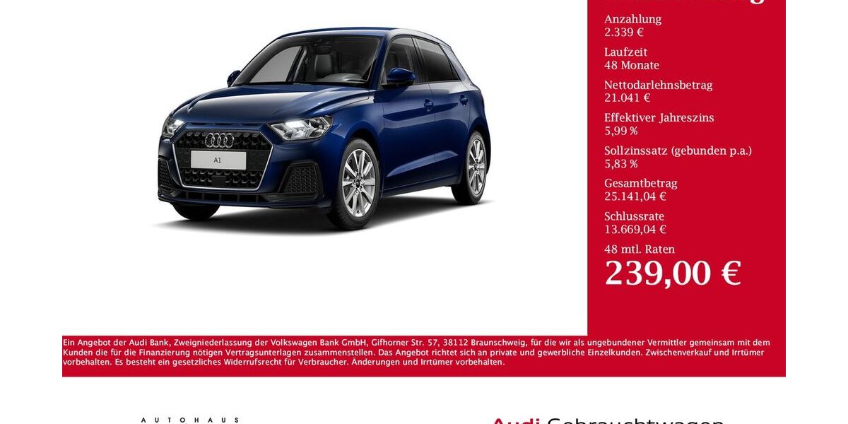 Audi A1 3.977 km 23.380 &euro; Pronsfeld 54597