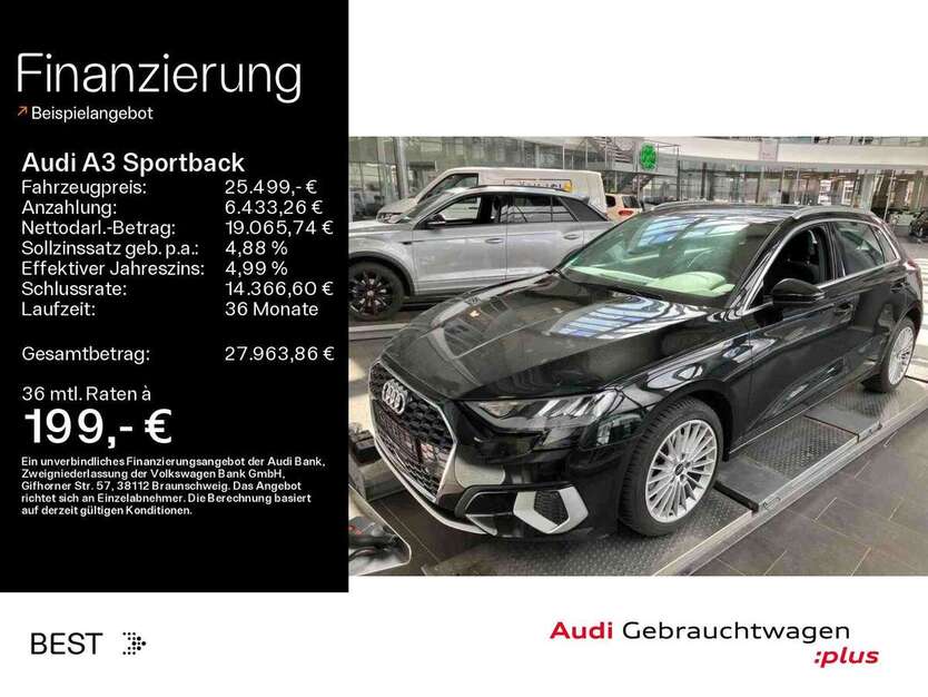 Audi A3 38.100 km 25.499 € Mühlheim a. Main 63165