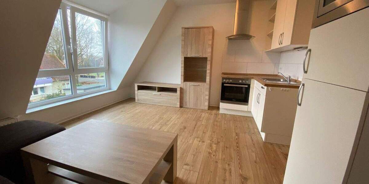 Etagenwohnung Oldenburg Kreyenbrück - 1 Zimmer, 34 m&sup2;, 470&euro; | Angebot:25193355