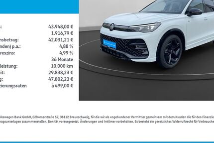 VW Tiguan 13.321 km 41.599 &euro; Leinefelde-Worbis/DE 37327