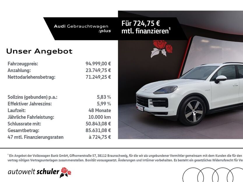 Porsche Cayenne 8.600 km 94.999 € Villingen-Schwenningen 78052