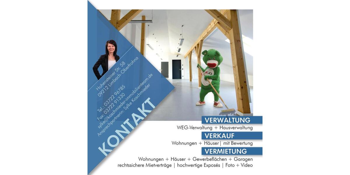 Gewerbeobjekt Limbach-Oberfrohna Oberfrohna - 1.275&euro; | Angebot:26201381