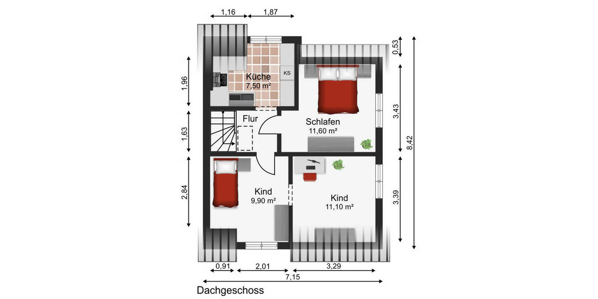 Einfamilienhaus Neukloster - 5 Zimmer, 100 m&sup2;, 134.750&euro; | Angebot:25747414