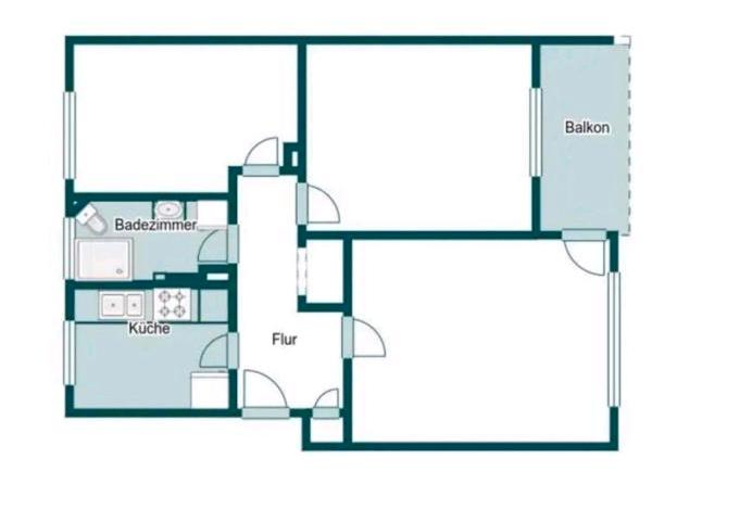 Etagenwohnung Marburg Biegenviertel - 3 Zimmer, 72 m&sup2;, 260.000&euro; | Angebot:25875301