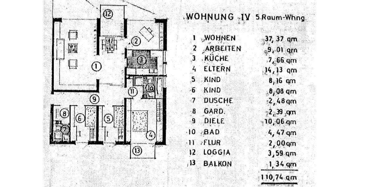 Etagenwohnung Heikendorf Altheikendorf - 5 Zimmer, 110 m&sup2;, 395.000&euro; | Angebot:25821621