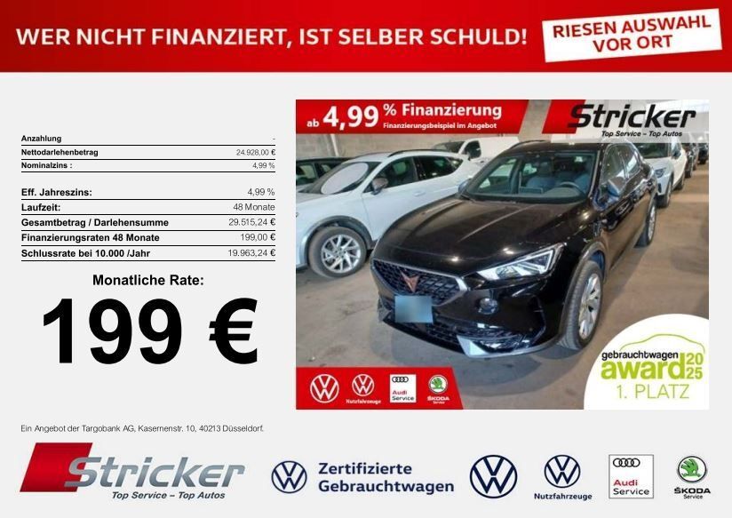 Cupra Formentor 18.250 km 24.928 € Horn-Bad Meinberg 32805