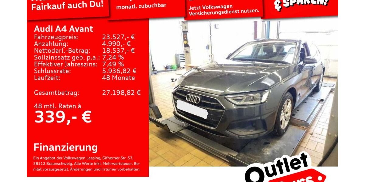 Audi A4 62.910 km 23.292 &euro; Weinheim 69469
