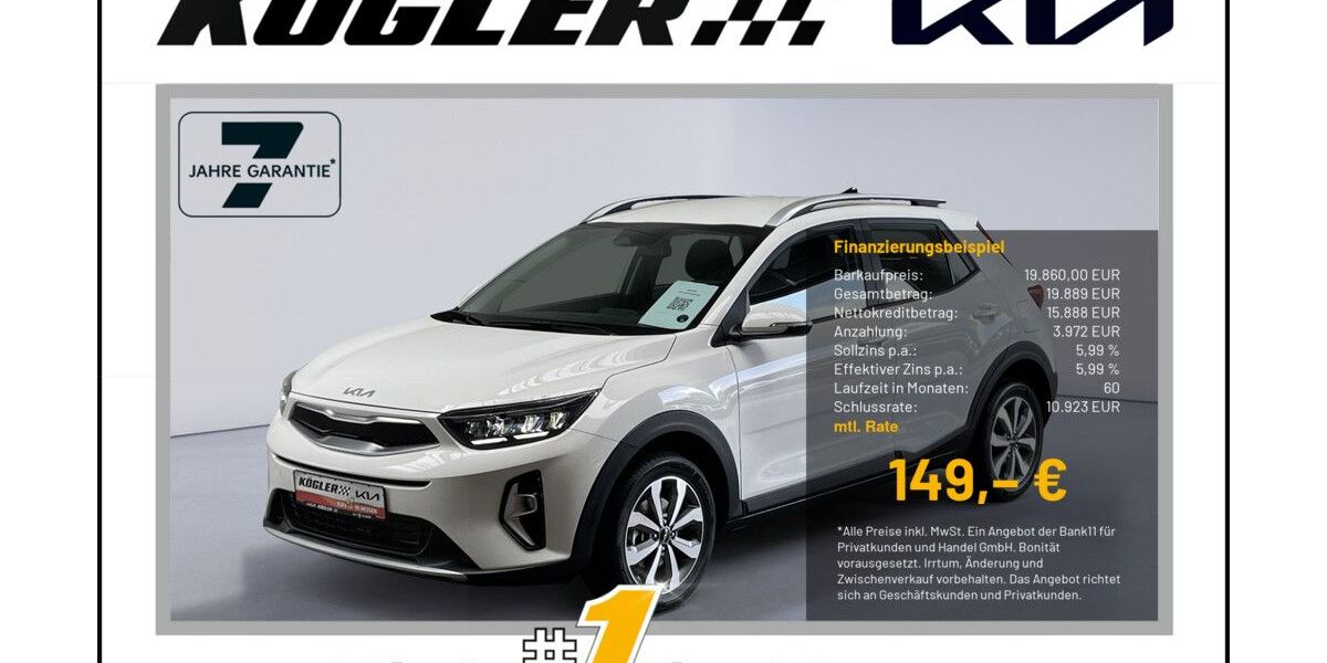 Kia Stonic 4.765 km 19.860 &euro; Rosbach | Frankfurt Nord 61191