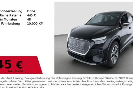 Audi Q4 9.267 km 45.990 € Dessau-Roßlau 06844