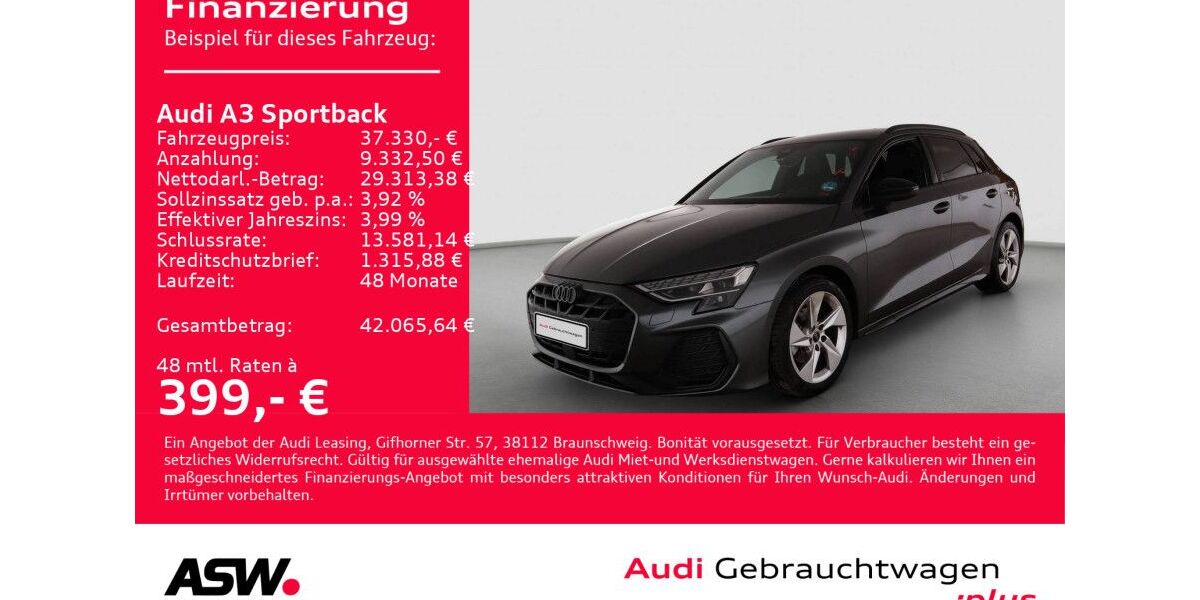 Audi A3 11.800 km 37.330 &euro; Heilbronn 74074