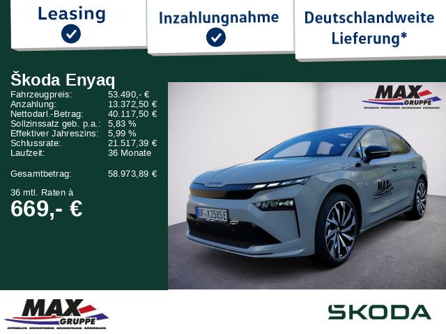 Skoda Enyaq 11.900 km 51.490 € Rödermark 63322
