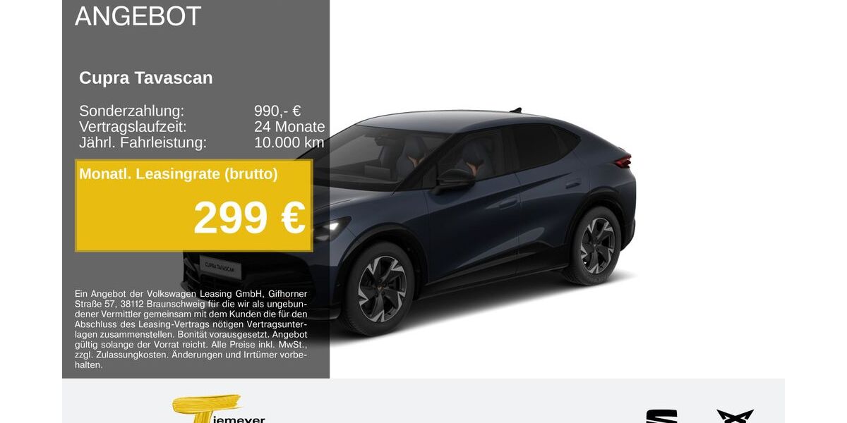 Cupra Tavascan 25.011 km 39.910 &euro; Lüdenscheid 58513