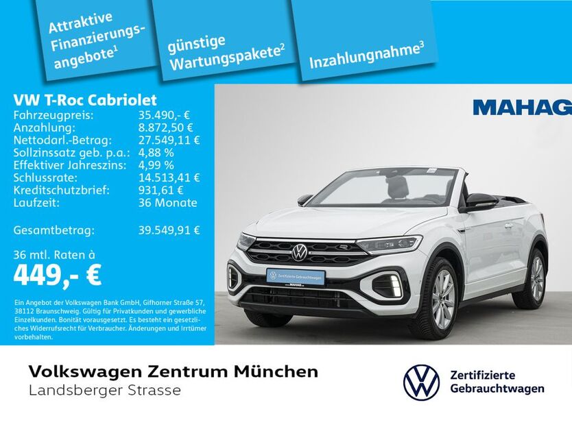 VW T-Roc 26.714 km 34.981 € München 80687
