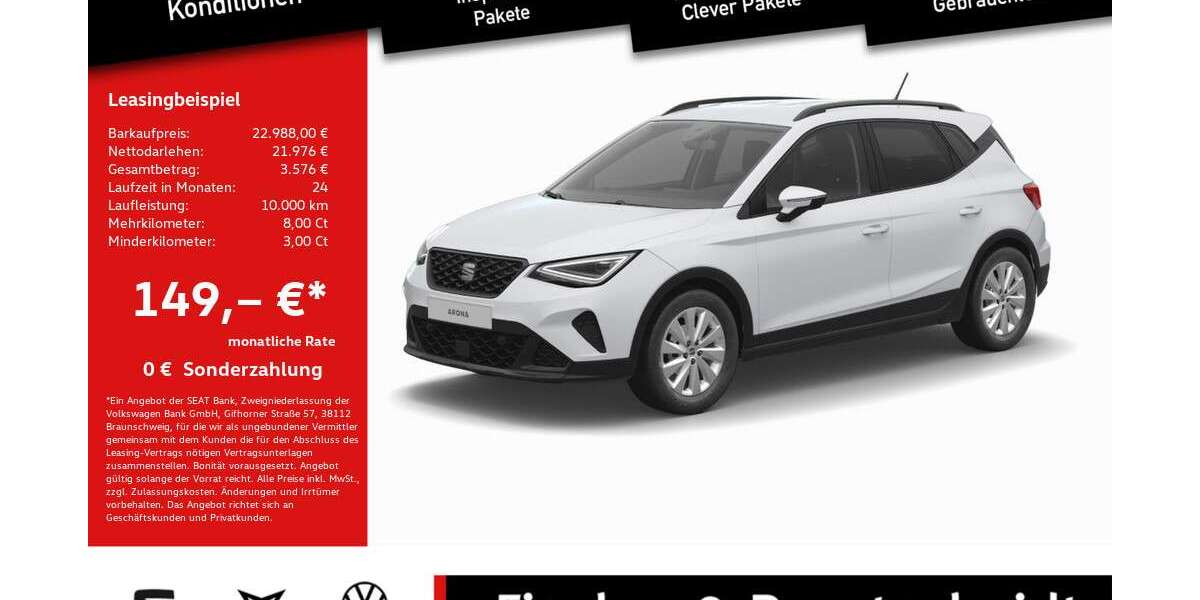 Seat Arona 17.049 km 22.988 &euro; Lohmar 53797