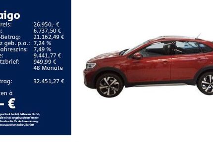 VW Taigo 5.966 km 26.950 € Aalen 73431