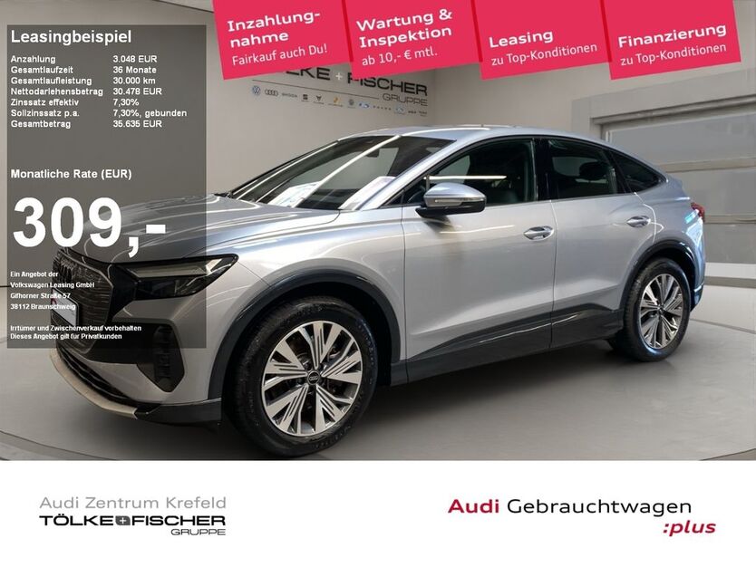 Audi Q4 e-tron 75.296 km 29.455 € Krefeld 47805