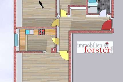 Wohnung Peißenberg - 3 Zimmer, 72 m&sup2;, 345.000&euro; | Angebot:27021229