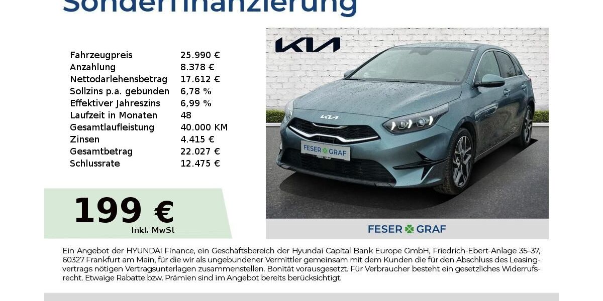 Kia ceed / Ceed 4.171 km 25.990 &euro; Roth 91154