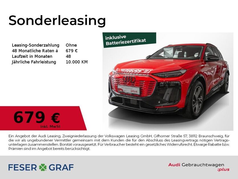 Audi Q6 e-tron 4.233 km 67.990 € Bernburg 06406