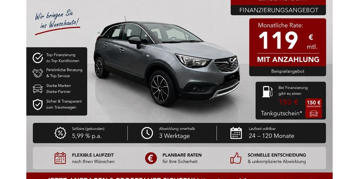 Opel Crossland (X) 99.999 km 11.299 &euro; Lübbecke 32312