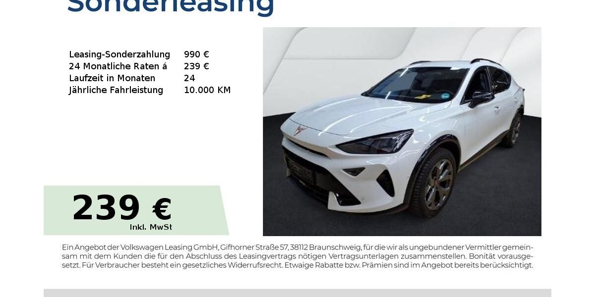 Cupra Formentor 26.450 km 32.950 &euro; Schwabach 91126