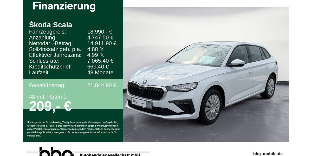 Skoda Scala 20.714 km 18.990 &euro; Mössingen 72116