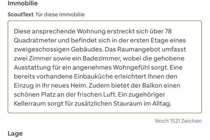 Wohnung Butzbach - 1 Zimmer, 78 m&sup2;, 320.000&euro; | Angebot:26868824