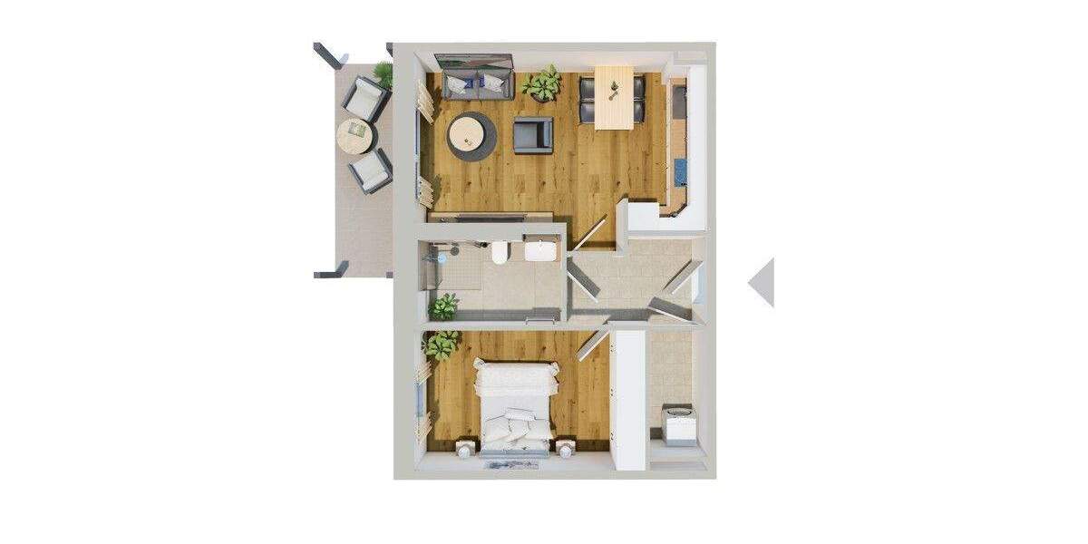 Etagenwohnung Abensberg - 2 Zimmer, 61 m&sup2;, 885&euro; | Angebot:25532654