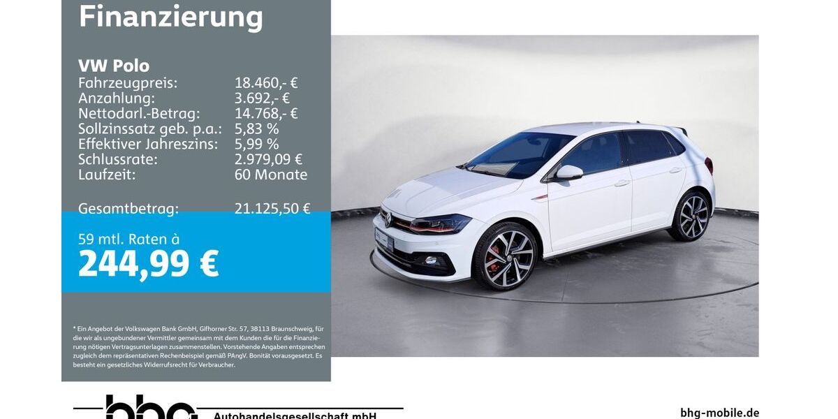 VW Polo 57.377 km 18.460 &euro; Durmersheim 76448
