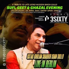 A Tribute to Ustad Hussein Baksh Gullo 18.04.2026 Junges Tanzhaus Berlin