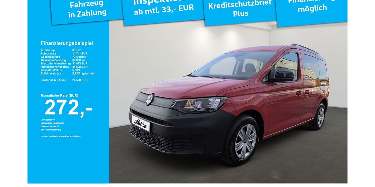 VW Caddy 1.208 km 24.598 &euro; Weingarten 88250