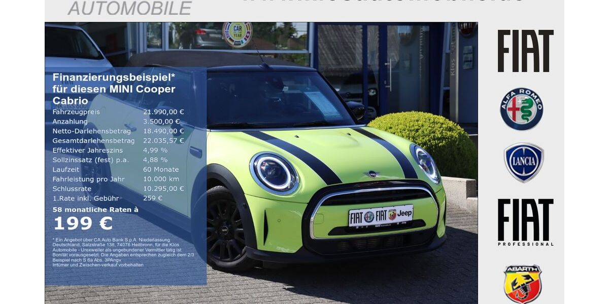 Mini Cooper Cabrio 49.059 km 21.990 &euro; Marpingen 66646