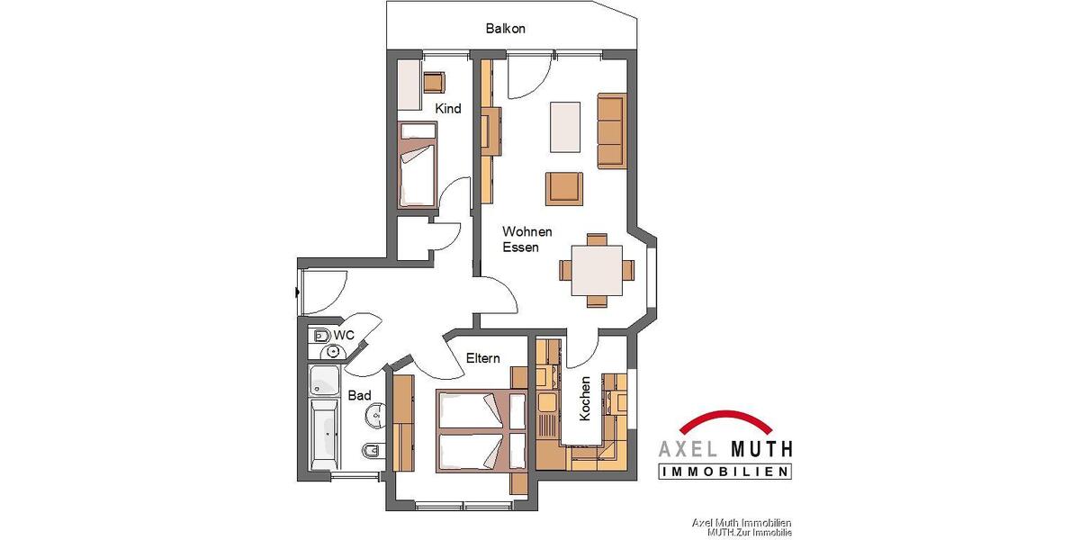 Erdgeschoßwohnung Sulzfeld - 3 Zimmer, 71 m&sup2;, 780&euro; | Angebot:26563494