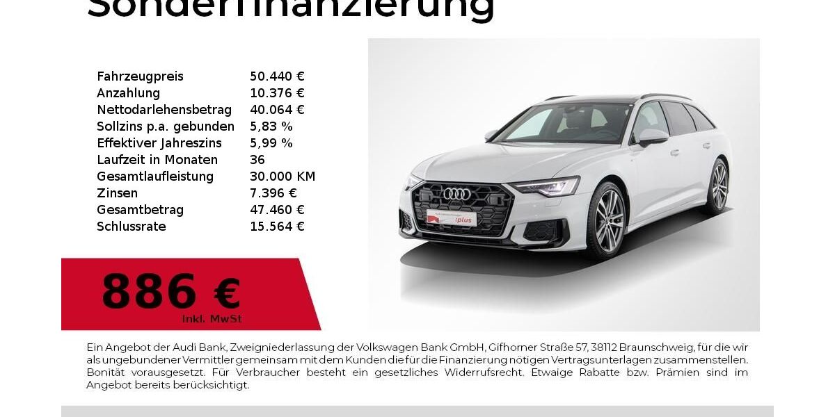 Audi A6 7.560 km 50.440 &euro; Nürnberg 90441