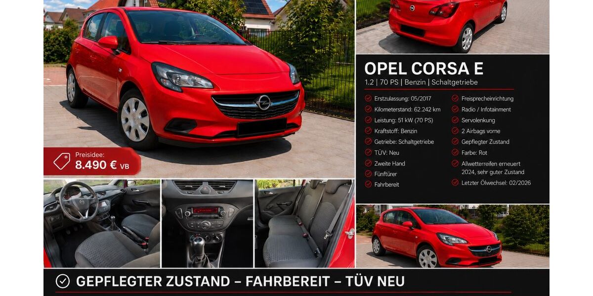 Opel Corsa 62.300 km 7.500 &euro; Elze 31008