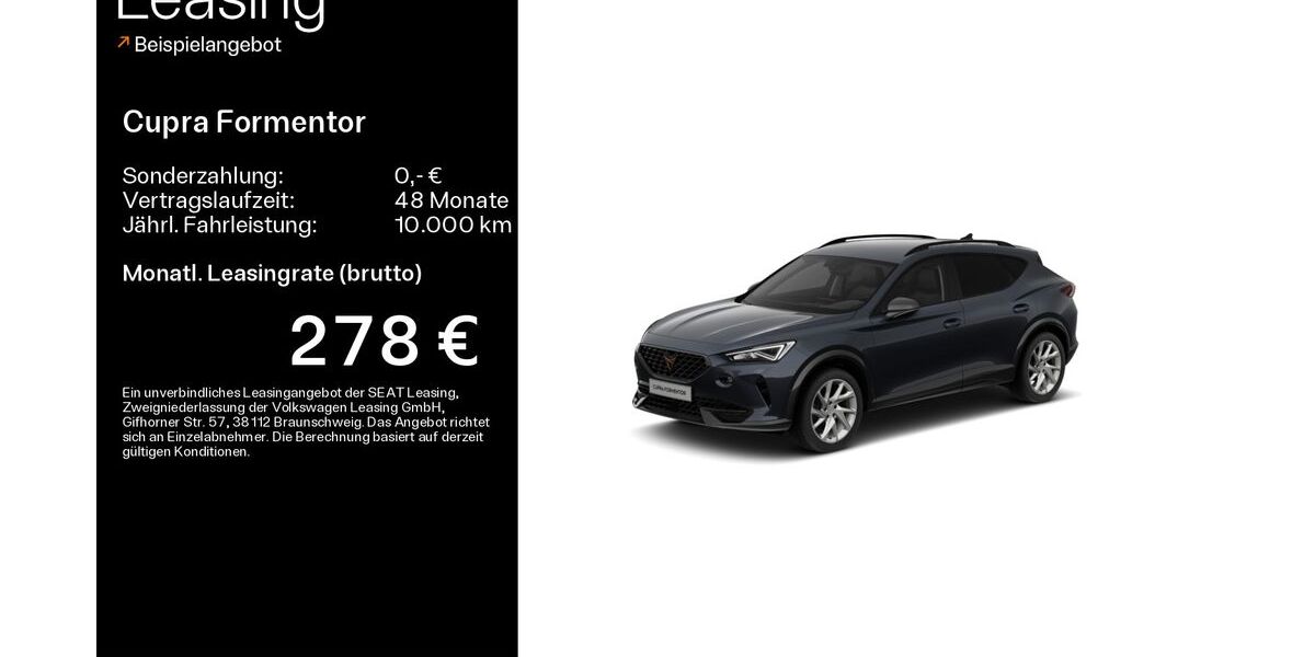 Cupra Formentor 73.250 km 24.390 &euro; Lichtenfels 96215