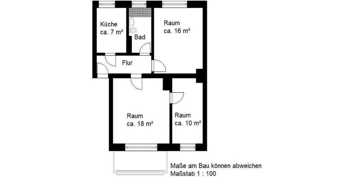 In der Herrichtung! 3-Raumwohnung im Paulusviertel... 3 zimmer