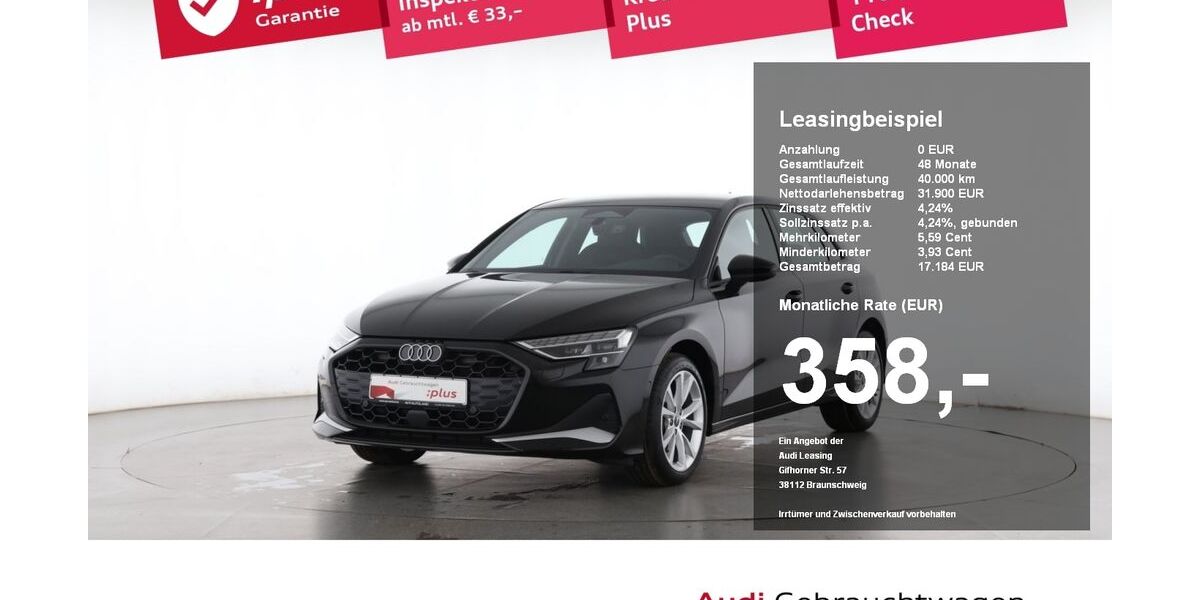 Audi A3 17.211 km 30.770 &euro; Plattling 94447